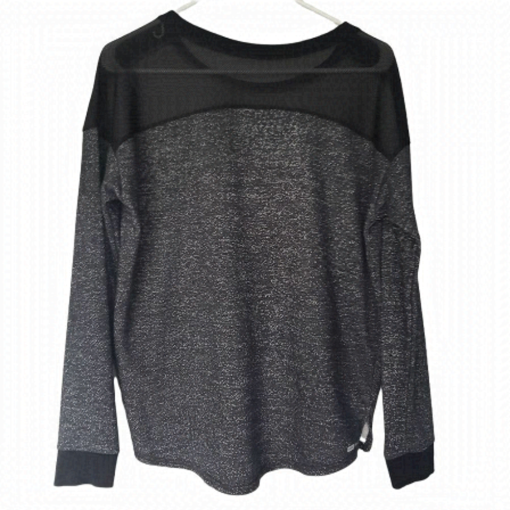 Hurley Black Silver Mesh Sweatshirt Medium